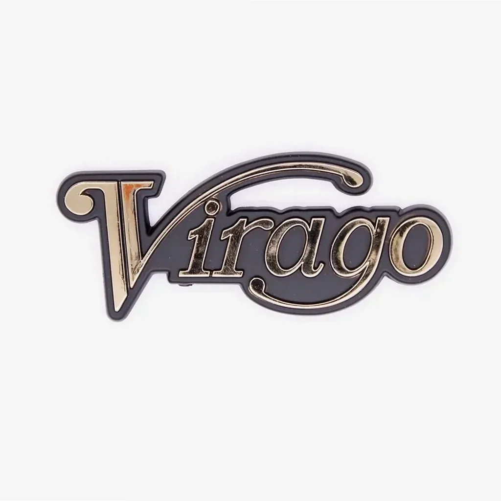 Логотип Virago с орнаментом — детальный ракурс