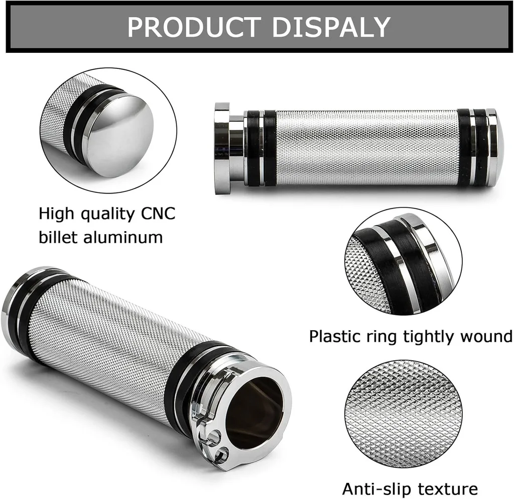 Рукоятки руля Freza (фрезерованные), 25 мм — детальный ракурс