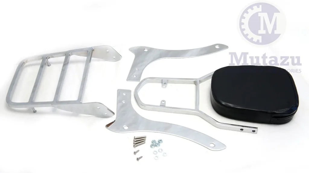 Спинка с багажником для Yamaha Drag Star 1100 — детальный ракурс