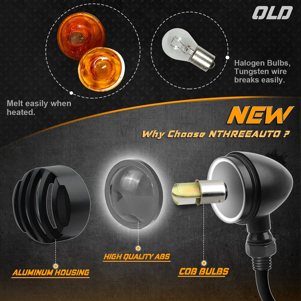 Ручки руля со встроенными поворотниками (25 мм) — основное фото