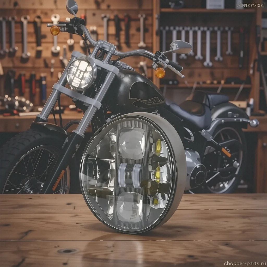 Светодиодный стоп-сигнал с габаритами для Harley-Davidson — основное фото