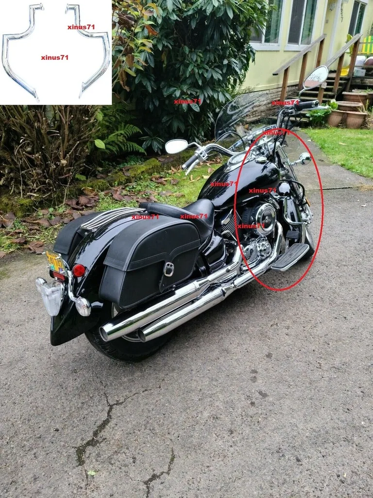 Дуги безопасности для Yamaha Drag Star 1100 — детальный ракурс