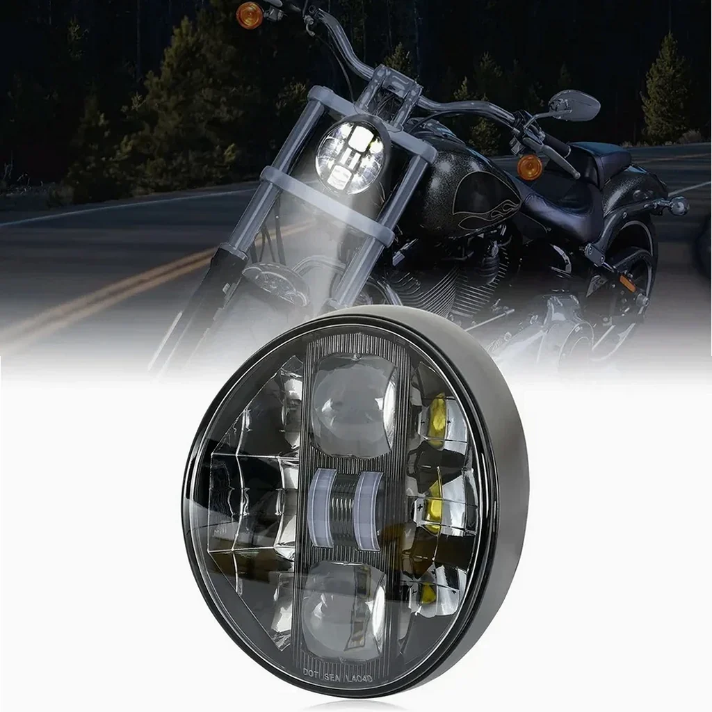 Фара Harley-Davidson (б/у) для моделей Softail, Sportster и Dyna — детальный ракурс