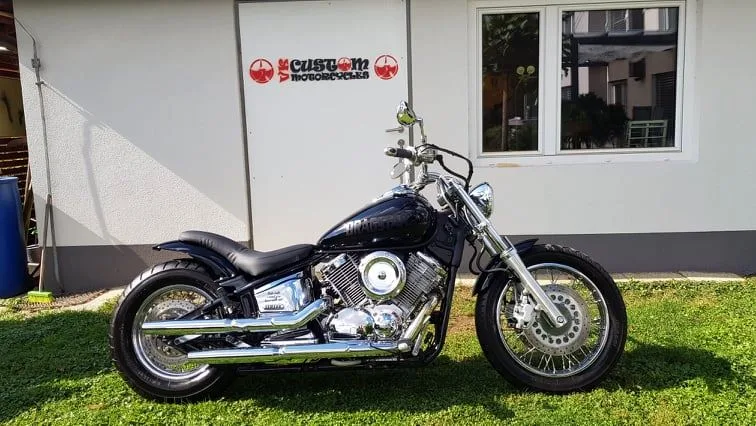 Хромированные накладки пультов для Yamaha Drag Star 1100 — фото 3