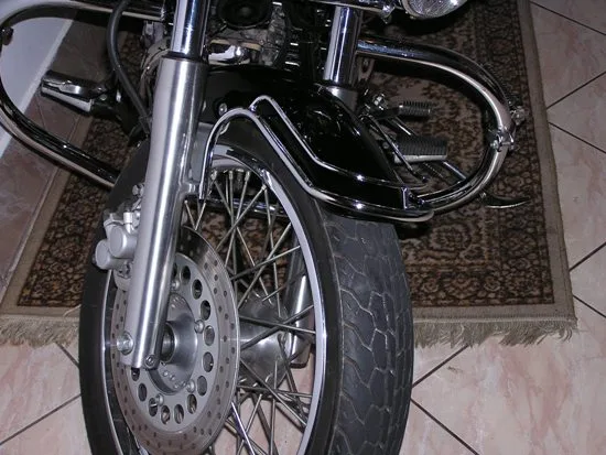 Хромированная накладка редуктора Yamaha Drag Star — фото 1